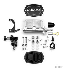 गैलरी व्यूवर में इमेज लोड करें, Wilwood Compact Tandem M/C - 1.12in Bore w/Bracket and Valve fits Mustang (Pushrod) - Ball Burnished
