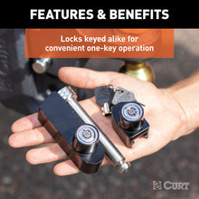 Carica l&#39;immagine nel visualizzatore di Gallery, Curt Replacement Rebellion XD Tongue and Hitch Lock Set