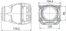 गैलरी व्यूवर में इमेज लोड करें, Hella 90mm Bi-LED High - Low Beam 2nd Gen (SAE) Module