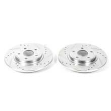 Cargar imagen en el visor de la galería, Power Stop 12-16 Chrysler Town &amp; Country Rear Evolution Drilled &amp; Slotted Rotors - Pair