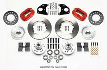 गैलरी व्यूवर में इमेज लोड करें, Wilwood Forged Dynalite Front Kit 11.00in Red 62-72 CDP B &amp; E Body-Drum