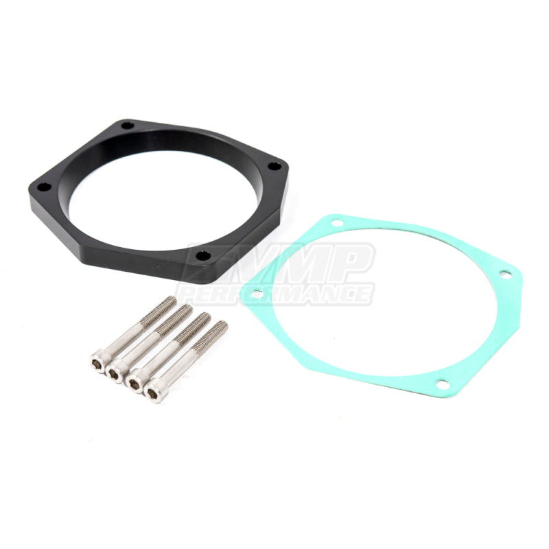 VMP Performance Predator 105mm Throttle Body Adapter Plate Kit - Black Anodized