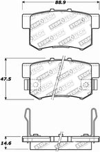 Charger l&#39;image dans la galerie, StopTech Performance 00-09 Honda S2000 / 92-07 Accord / 04-10 Acura TSX / 02-06 RSX Rear Brake Pads