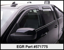 Charger l'image dans la galerie, EGR 14+ Chev Silverado/GMC Sierra Crw Cab In-Channel Window Visors - Set of 4 - Matte (571775)