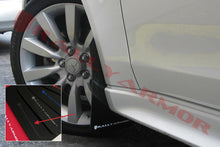 Charger l'image dans la galerie, Rally Armor 2007+ Mitsubishi Lancer (doesn't fit Sportback) UR Black Mud Flap w/ Grey Logo
