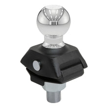 Carica l&#39;immagine nel visualizzatore di Gallery, Curt Rockerball 2-5/16in Cushion Hitch Trailer Ball (1in x 2-1/2in Shank 7500lbs Chrome)