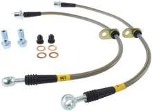 Charger l&#39;image dans la galerie, StopTech 02-12 Toyota Camry Coupe/Sedan / 04-08 Solara Front Stainless Steel Brake Lines