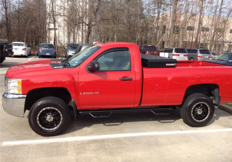 N-Fab Nerf Step 94-01 Dodge Ram 1500/2500/3500 Ext. Cab 8ft Bed - Gloss Black - Bed Access - 3in