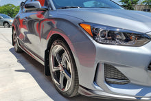 Load image into Gallery viewer, Rally Armor 2019+ Hyundai Veloster Turbo R-Spec UR Black Mud Flap w/ White Logo