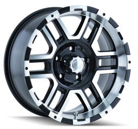 ION Type 179 17x9 / 8x170 BP / 0mm Offset / 130.8mm Hub Black/Machined Wheel