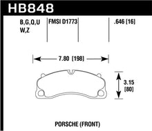 Carica l&#39;immagine nel visualizzatore di Gallery, Hawk 14-19 Porsche 911 GT3/GT3 RS / 2016 Porsche Cayman GT4 DTC-70 Race Front Brake Pads