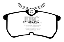 Carica l&#39;immagine nel visualizzatore di Gallery, EBC 2017+ Ford Fiesta (MK7) Bluestuff Rear Brake Pads