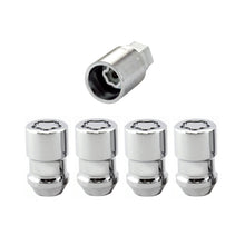 Laden Sie das Bild in den Galerie-Viewer, McGard Wheel Lock Nut Set - 4pk. (Cone Seat) M12X1.5 / 19mm &amp; 21mm Dual Hex / 1.46in. L - Chrome