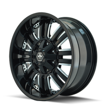 Cargar imagen en el visor de la galería, Mayhem 8070 Assault 18x9 / 5x114.3 BP / 18mm Offset / 87mm Hub Black Wheel