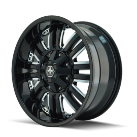 Mayhem 8070 Assault 18x9 / 5x114.3 BP / 18mm Offset / 87mm Hub Black Wheel
