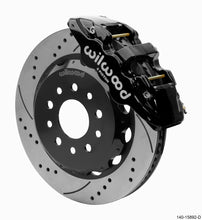 गैलरी व्यूवर में इमेज लोड करें, Wilwood AERO6 Front Hat Kit 14.00 Black 2018-Up Jeep JL SRP w/Lines