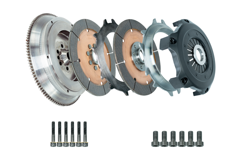 DKM Clutch 11-13 BMW 135i 215mm Ceramic Twin Disc MRX Clutch Kit w/Flywheel