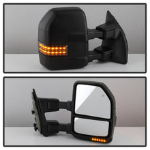 Laden Sie das Bild in den Galerie-Viewer, xTune 08-15 Ford F-250 SD Heated Adj LED Signal Power Mirror - Smk (MIR-FDSD08S-G4-PW-RSM-SET)