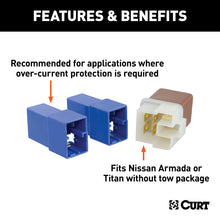 Load image into Gallery viewer, Curt 2004+ Nissan Armada Relay Kit