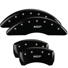 Charger l&#39;image dans la galerie, MGP 4 Caliper Covers Engraved Front &amp; Rear MGP Yellow Finish Black Char 2015 Mercedes-Benz SL550