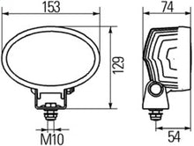 गैलरी व्यूवर में इमेज लोड करें, Hella Work Lamp Na 0Gr Md1224 Dt Ov100 1Ga