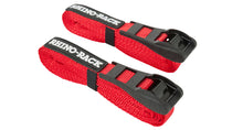 गैलरी व्यूवर में इमेज लोड करें, Rhino-Rack Rapid Tie Down Straps w/Buckle Protector - 4.5m/15ft - Pair - Red