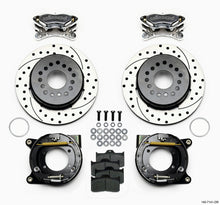 गैलरी व्यूवर में इमेज लोड करें, Wilwood Forged Dynalite P/S P-B Kit Drilled Polished Chevy 12 Bolt w/ C-Clips