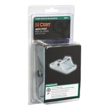 Load image into Gallery viewer, Curt Bolt-On Jack Foot (Fits 2in Tube 2000lbs Packaged)