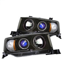 Carica l&#39;immagine nel visualizzatore di Gallery, Spyder Scion XB 03-07 Projector Headlights LED Halo Black High H1 Low 9006 PRO-YD-TSXB03-HL-BK