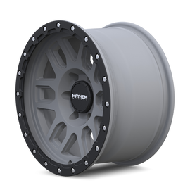 Mayhem 8304 Delta 20x9 / 5x127 BP / 0mm Offset / 78.1mm Hub Matte Gunmetal w/ Matte Black Lip Wheel