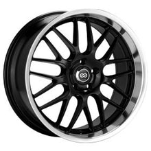 गैलरी व्यूवर में इमेज लोड करें, Enkei Lusso 20 x 8.5 40mm Offset 5x120 72.6 Bore Black w/ Machined Lip Wheel