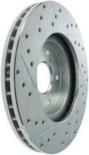 Carica l&#39;immagine nel visualizzatore di Gallery, StopTech Select Sport 99-08 Acura TL (STD Caliper) / 01-03 CL Slotted and Drilled Left Front Rotor
