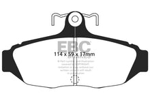Carica l&#39;immagine nel visualizzatore di Gallery, EBC 87-93 Ford Mustang 5.0 Yellowstuff Rear Brake Pads
