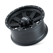 Carica l'immagine nel visualizzatore di Gallery, ION Type 134 17x8.5 / 6x139.7 BP / -6mm Offset / 106mm Hub Matte Black/Black Beadlock Wheel