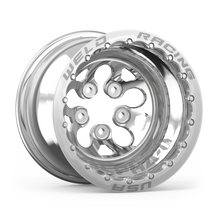 Carica l&#39;immagine nel visualizzatore di Gallery, Weld Alpha-1 15x13 / 5x4.5 BP / 3in. BS Polished Wheel - Polished Double Beadlock MT