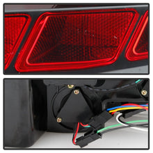 Carica l&#39;immagine nel visualizzatore di Gallery, Spyder 10-12 Ford Mustang Red Light Bar LED Sequential Tail Lights - Blk ALT-YD-FM10-RBLED-BK