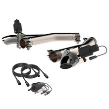 Cargar imagen en el visor de la galería, QTP 11-18 Dodge Durango 5.7L 2.5in 304SS Aggressor Cutout Dual Mid Pipes