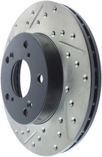 Charger l&#39;image dans la galerie, StopTech 02-06 Acura RSX Slotted &amp; Drilled Right Front Rotor