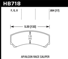Carica l&#39;immagine nel visualizzatore di Gallery, Hawk AP Racing DTC-30 Race Brake Pads