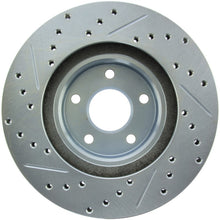 Laden Sie das Bild in den Galerie-Viewer, StopTech Select Sport 13-15 Subaru BRZ Slotted / Drilled Left Front Rotor