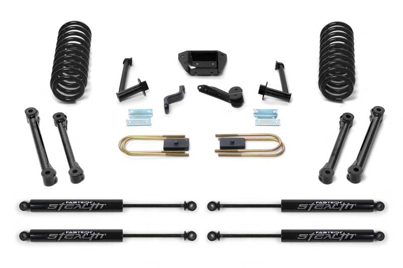 Fabtech 03-05 Dodge 2500/3500 4WD Diesel w/Auto 6in Perf. System w/Stealth Shocks