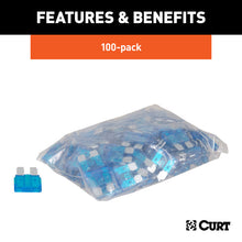 Load image into Gallery viewer, Curt 15-Amp Universal Fuses (100-Pack)
