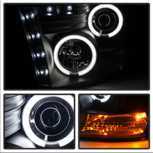 Carica l&#39;immagine nel visualizzatore di Gallery, Spyder Dodge Ram 1500 09-14 Projector Headlights Halogen- CCFL Halo LED - Blk PRO-YD-DR09-CCFL-BK