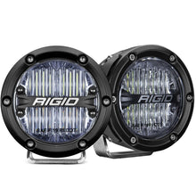गैलरी व्यूवर में इमेज लोड करें, Rigid Industries 360-Series 4in LED SAE J583 Fog Light - White (Pair)
