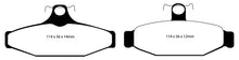 Cargar imagen en el visor de la galería, EBC 90-00 Aston Martin Vantage 5.3 (Twin Supercharged)(AP) Yellowstuff Rear Brake Pads