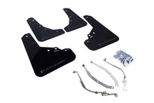 Charger l'image dans la galerie, Rally Armor 12+ Fiat 500 (Pop/Sport/Lounge/Abarth) Black Mud Flap w/ Grey Logo