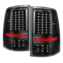 Laden Sie das Bild in den Galerie-Viewer, Xtune Dodge Ram 1500 09-14 LED Tail Lights Incandescent Model Only Black ALT-JH-DR09-LED-G2-BK