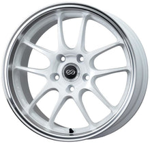 Cargar imagen en el visor de la galería, Enkei PF01SS 17x9 5x114.3 48mm Offset 75mm Bore Diameter White with Machined Lip Wheel