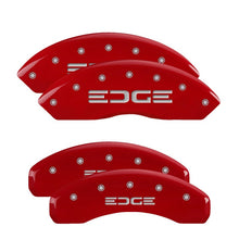 Charger l&#39;image dans la galerie, MGP Front set 2 Caliper Covers Engraved Front MGP Red finish silver ch