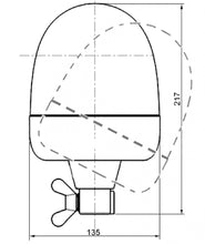 Charger l&#39;image dans la galerie, Hella Identification Lamp Rotating Beacon 2Rl